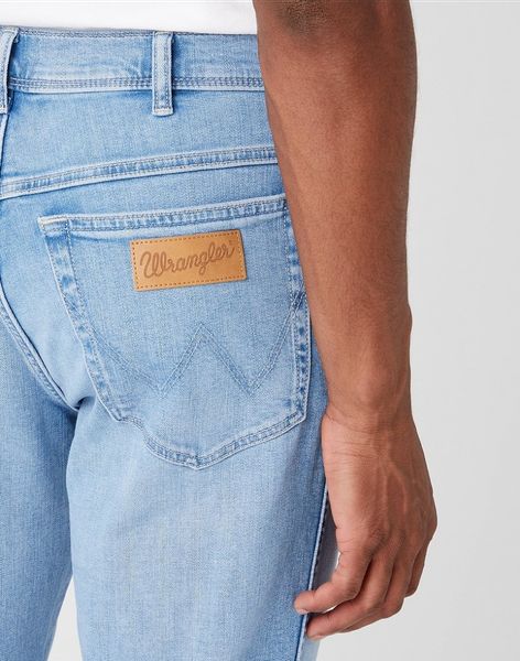 WRANGLER TEXAS SLIM MĘSKE SPODNIE JEANSOWE BLUE CHAMP W12SYI29K W34 L34 zdjęcie 4