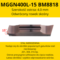 Płytka MGGN Rozmiar: MGGN400L-15 BM8818