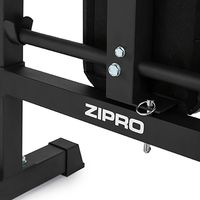 Ławka Treningowa Prosta Składana Ławeczka + Stojaki Regulowane 2w1 - Zipro