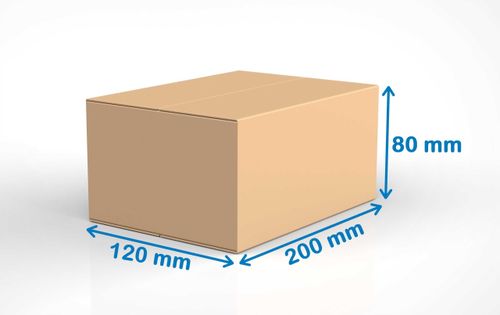 Karton Klapowy 200x120x80mm 320g/m2 na Arena.pl