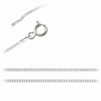 DELIKATNY SREBRNY ŁAŃCUSZEK PANCERKA SREBRO 55CM