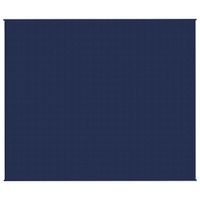 Koc obciążeniowy, niebieski, 220x260 cm, 15 kg, tkanina