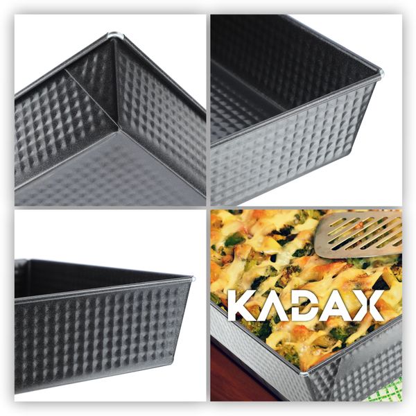 KADAX Blacha Forma Do Pieczenia Zestaw xxL 3szt zdjęcie 7