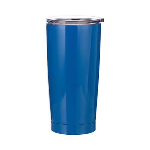 Tumbler termiczny 660 ml do sublimacji - niebieski zdjęcie 1