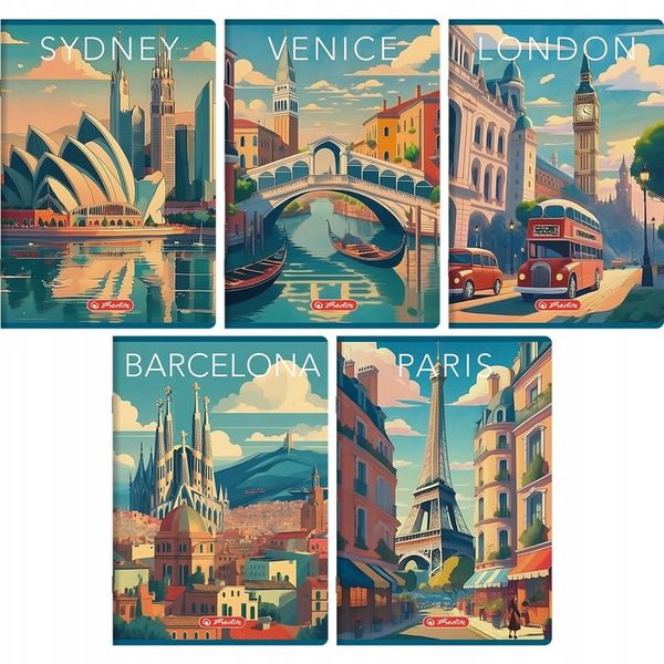 ZESZYT A4 96 # RETRO CITY HERLITZ zdjęcie 2