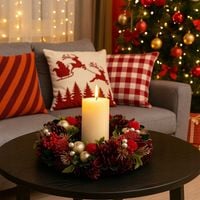 Stroik świąteczny wianek na drzwi bożonarodzeniowy Altom Design 30 cm