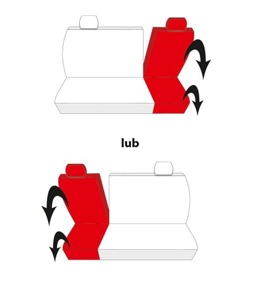 Pokrowce OPEL ASTRA F G H CORSA VECTRA B C MERIVA zdjęcie 5