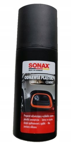 CZERNIDLO DO OPON I ZDERZAKOW GABKA 100ML SONAX odnawia czarne plastiki na Arena.pl