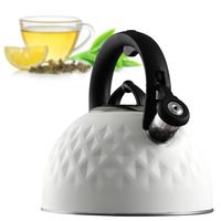 KADAX Czajnik Stalowy 2,5L indukcja Gaz Gwizdek Z Uchwytem Tradycyjny