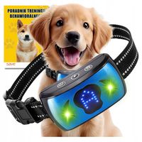 OBROŻA ELEKTRYCZNA ANTYSZCZEKOWA DLA PSA USPOKAJAJĄCA SKUTECZNA WODOODPORNA