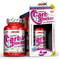 AMIX Carb Blocker 90caps KONTROLA WAGI SPALACZ TŁUSZCZU BLOKER APETYTU
