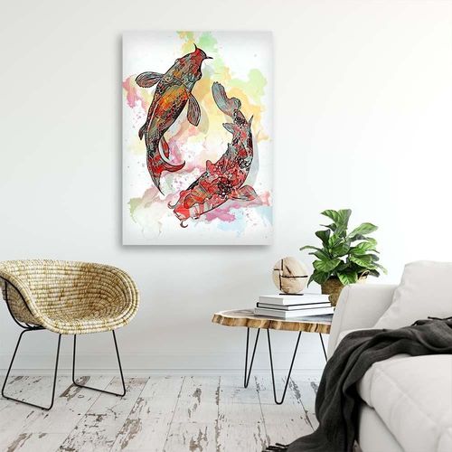 Obraz na płótnie – Canvas, Dwie ryby 50x70 na Arena.pl