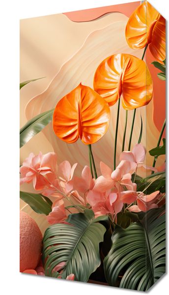 Obraz 20x40cm Pomarańczowy Raj zdjęcie 1