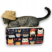 Drapak dla kota zimowe kotki | 46x21x30 cm | Mruu&Pruu