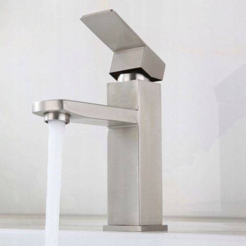 BATERIA ŁAZIENKOWA STOJĄCA UMYWALKOWA KRAN DO UMYWALKI ZLEWU CHROMOWA NISKA na Arena.pl