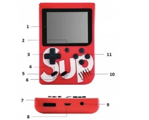 Konsola Retro Mini 400 Gier, przenośna + PAD na Arena.pl