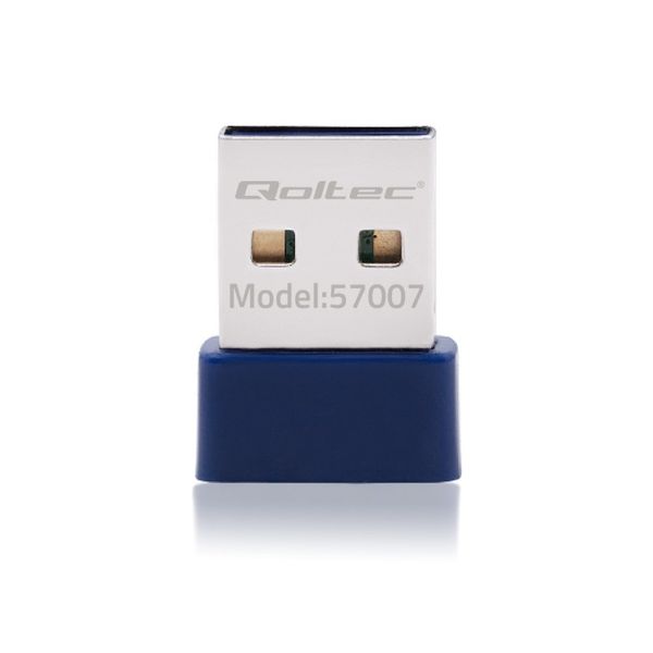 Qoltec Bezprzewodowy mini adapter WiFi Standard N | BT 4.0 USB zdjęcie 6