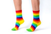 SKARPETKI Skarpety TĘCZOWE LGBT Tęcza UNISEX