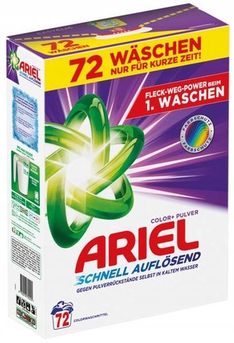 Ariel Proszek Do Prania Kolorów 72 Prania 3,96Kg na Arena.pl