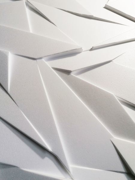 Dekoracyjne Panele Ścienne 3D 60x60 beton Szafir BIAŁY zdjęcie 8