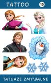 Tatuaże zmywalne Kraina Lodu