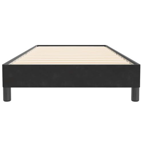 Łóżko Box Spring bez materaca Czarne 80x220 cm Aksamit na Arena.pl
