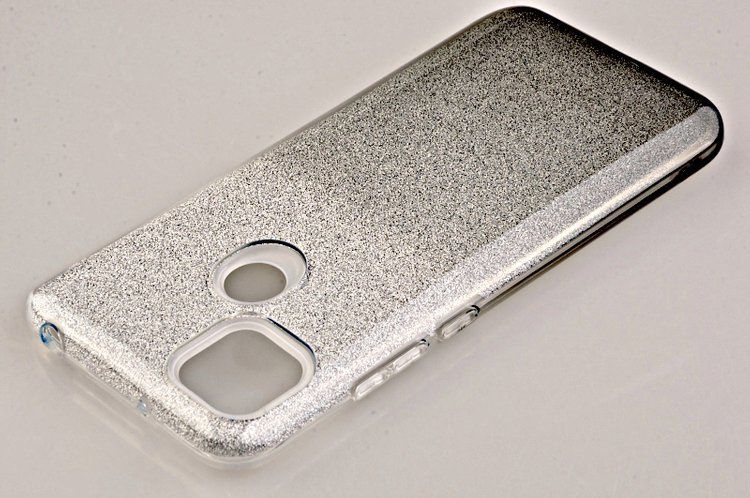 Etui brokatowe Bling do Xioami Redmi 9C czarny zdjęcie 4