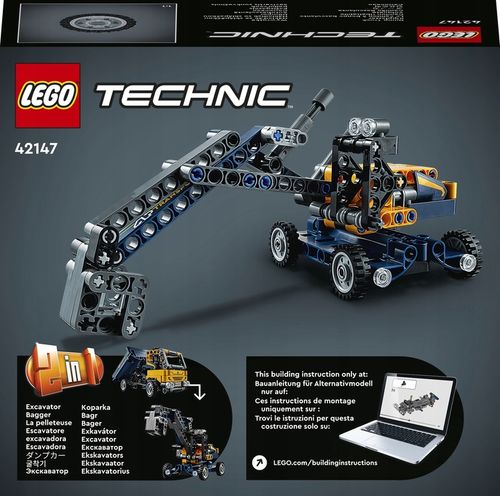LEGO Technic Samochód Auto Wywrotka koparka 2w1 42147 Budowa Miasto na Arena.pl