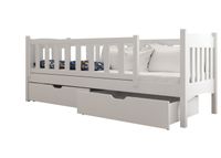 Łóżko parterowe kojec GUCIO 90x200 - biały 48H!