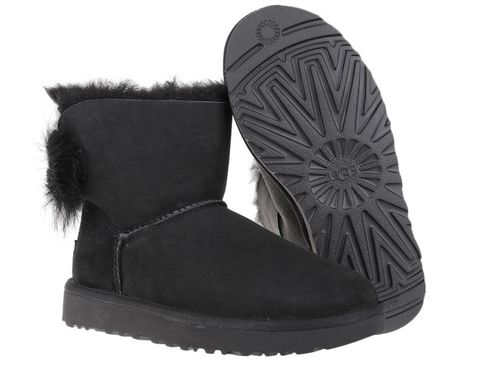 Buty UGG Fluff Bow Mini 1094967-BLK - 38 na Arena.pl