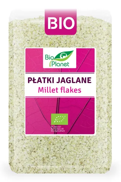 PŁatki Jaglane BIO 1 kg - BIO Planet zdjęcie 1