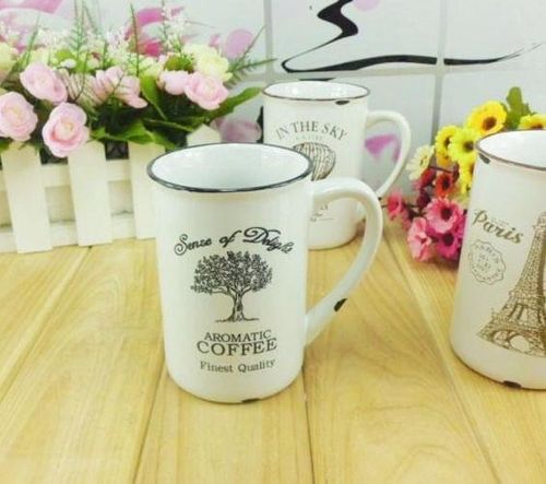 Porcelanowy kubek retro - tree na Arena.pl