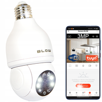 MINI KAMERA WIFI SZPIEGOWSKA OBROTOWA GWINT E27 IP 3MP TUYA BEZPRZEWODOWA