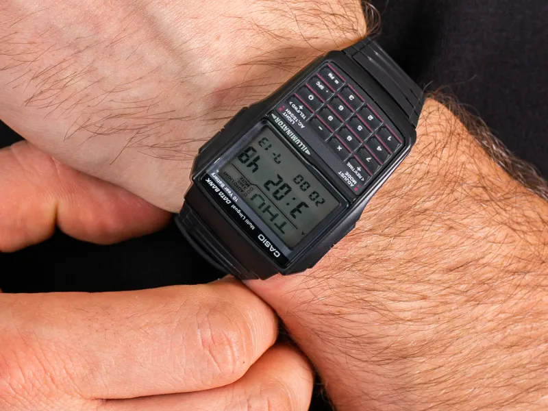 ZEGAREK MĘSKI CASIO VINTAGE DATABANK DBC-32-1A + BOX zdjęcie 3