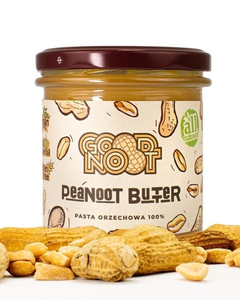 MASŁO ORZECHOWE 100% PEANUT BUTTER GOOD NOOT 300G zdjęcie 5