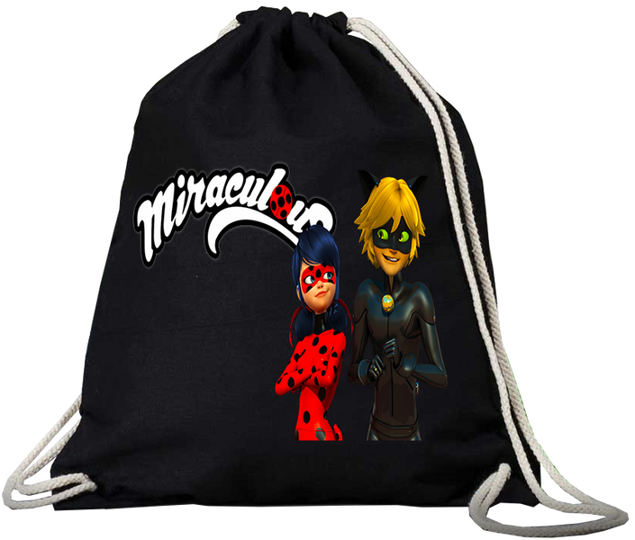 Worek Plecak Biedronka i Czarny Kot zdjęcie 2