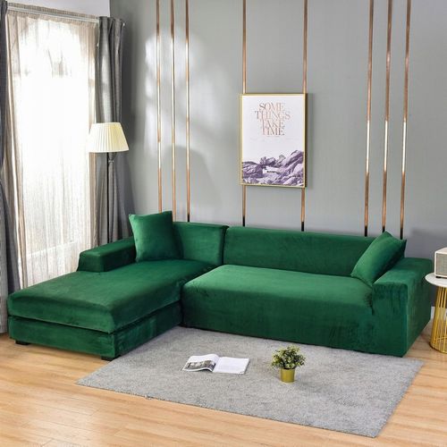 POKROWIEC NA KANAPĘ SOFĘ 145-185 ZIELONY na Arena.pl