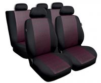 Pokrowce na fotele samochodowe PROFI Czerwone do CITROEN C3 I II III