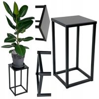 KWIETNIK METALOWY 40cm LOFT STOJAK NA KWIATY ROŚLINY STOJĄCY STABILNY