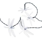Lampki Ogrodowe Solarne Ważki 6,5M 30Led Multikolor