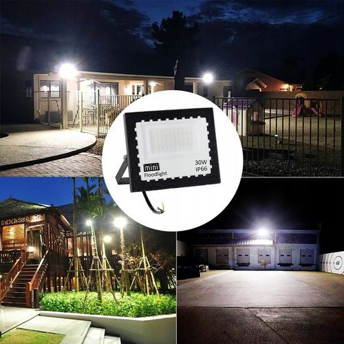 HALOGEN LED 30W NAŚWIETLACZ SLIM ZEWNĘTRZNY ROBOCZY OSZCZĘDNY DO MAGAZYNU na Arena.pl