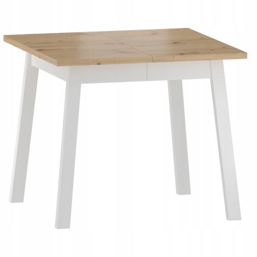 stół st14-fx dąb artisan /biały/ 90x90(125) na Arena.pl