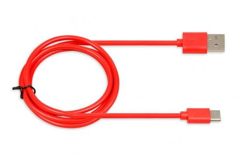 Kabel USB 2.0 typu A - USB typu C 1M czerwony na Arena.pl