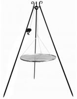 GRILL OGRODOWY COOKKING Z KOŁOWROTKIEM, NIERDZEWNY ŚREDNICA 70 WYSOKOŚĆ 180