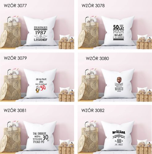 Poduszka z nadrukiem PREZENT NARODZINY LEGENDY na Arena.pl