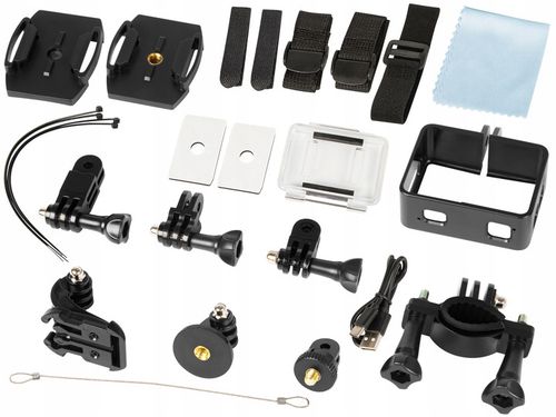 KAMERA SPORTOWA GO PRO4U 4K WIFI USB UHD MIKROFON PILOT UCHWYTY na Arena.pl