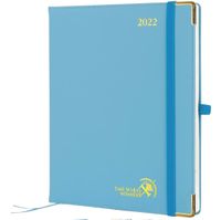 kalendarz książkowy a5 2022 notes niebieski