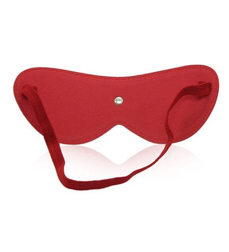 Czerwona maska blindfold na Arena.pl