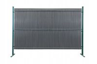OSŁONA DO PANELI OGRODZENIOWYCH 123 x250 44/62 ANTRACYT Cały kpl+instrukcja