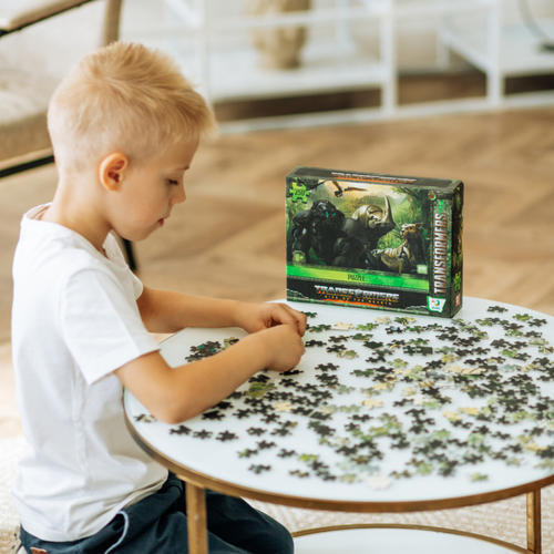 PUZZLE TRANSFORMERS 250 ELEMENTÓW POWŁOKA SOFT TOUCH UKŁADANKA DLA DZIECI na Arena.pl